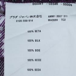 Miu Miu Dot Print Silk Kaftan S