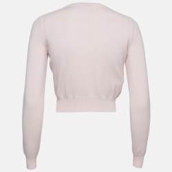 Miu Miu Pink Cashmere Cardigan S
