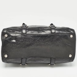 مملوكة مسبقًا Miu Miu Black Vitello Shine Leather Tote