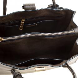 مملوكة مسبقًا Miu Miu Military Green Leather Medium Madras Tote