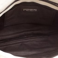 Miu Miu Cream Matelassé Leather Crystal Flap Shoulder Bag