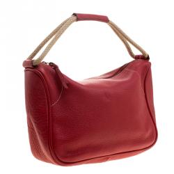 Miu Miu Red Leather Soulder Bag