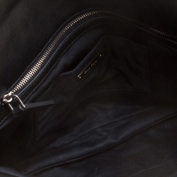 Miu Miu Black Matelassé Leather Crystal Flap Shoulder Bag