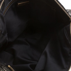 Miu Miu Black Leather Studded Monk Bag