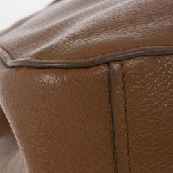 مملوكة مسبقًا Miu Miu Brown Leather Textured Tote