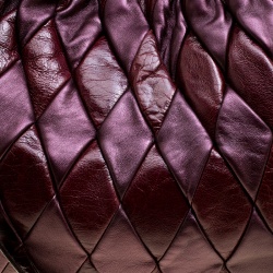 Miu Miu Purple Matelasse Leather Hobo