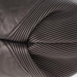 Pre Owned Miu Miu Bronze Leather Tote