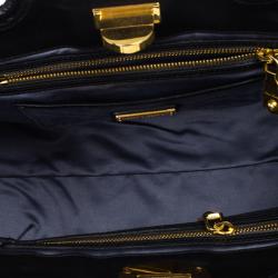 Pre Owned Miu Miu Denim and Leather Satchel