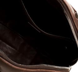 Miu Miu Blue/Brown Matelasse Leather RL107C Satchel