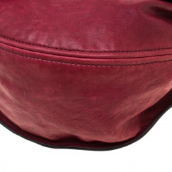 Pre Owned حقيبة ميو ميو افياتور جلد ثلاثية اللون