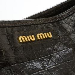 Pre Owned Miu Miu Brown St. Cocco Tote