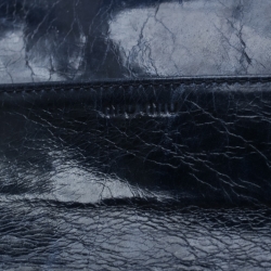 Pre Owned Miu Miu Navy Blue Matelasse Leather Continental Wallet