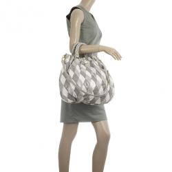 Miu Miu Large Harlequin Leather Tote