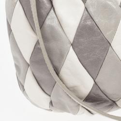 Miu Miu Large Harlequin Leather Tote