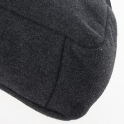 مملوكة مسبقًا Miu Miu Grey Wool Felt Oversized Clutch