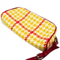 Miu Miu Red/Yellow Leather Pouch