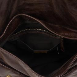 Pre Owned Miu Miu Dark Brown Coffer Bag