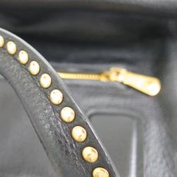 Miu Miu Black Leather Boston Bag