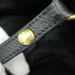 Miu Miu Black Leather Boston Bag