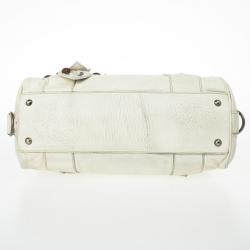 Pre Owned حقيبة ميو ميو فينتدج بيضاء مرصعة 