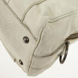 Pre Owned حقيبة ميو ميو فينتدج بيضاء مرصعة 