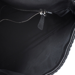 Pre Owned حقيبة كتف ميو ميو كريستال جلد نابا مبطنة سوداء