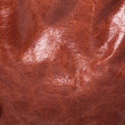 Pre Owned Miu Miu Copper Vitello Lux Leather Hobo