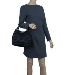 Pre Owned Miu Miu Black Cloquet Nappa Leather Bag