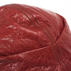 Pre Owned Miu Miu Red Napa Satchel