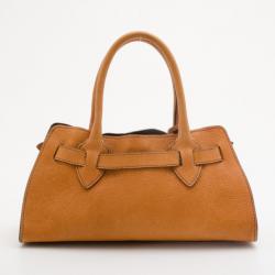 Pre Owned Miu Miu Textured Leather East West Tote 