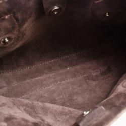 Pre Owned Miu Miu Textured Leather East West Tote 