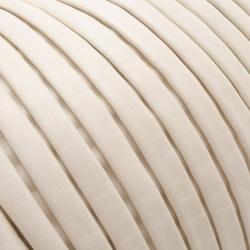 Pre Owned Miu Miu Cream Leather Plissé Tote