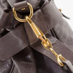 Pre Owned Miu Miu Vitello Lux Large Bow Bag