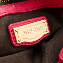 مملوكة مسبقًا Miu Miu Hot Pink Quilted Convertible Tote