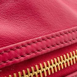 مملوكة مسبقًا Miu Miu Hot Pink Quilted Convertible Tote