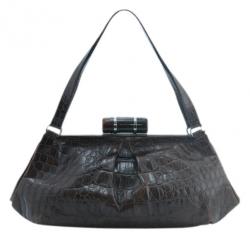 مملوكة مسبقًا Miu Miu Croc Embossed clutch