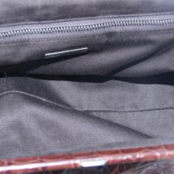 مملوكة مسبقًا Miu Miu Croc Embossed clutch