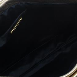 Pre Owned كلتش ميو ميو جلد ماتلاس ذهبي