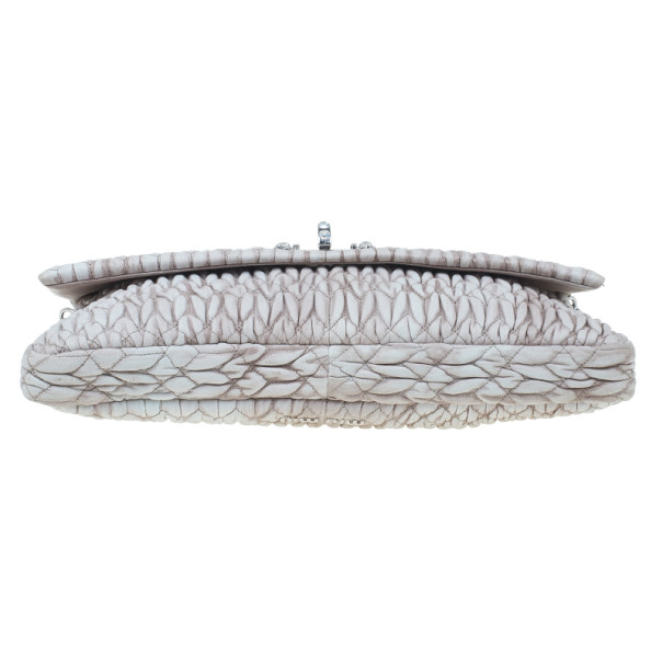 Pre Owned Miu Miu Cameo Nappa Crystal Shoulder Bag