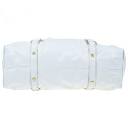 مملوكة مسبقًا Miu Miu Vitello Luxe Ruched Leather Tote