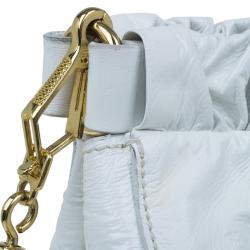 مملوكة مسبقًا Miu Miu Vitello Luxe Ruched Leather Tote