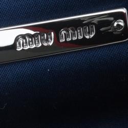 مملوكة مسبقًا حقيبة كتف ميو ميو مادراس جلد كريمي كبيرة