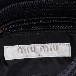 Miu Miu Brown/Black Calfhair Belt Bag