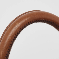 Pre Owned Miu Miu Brown Leather Side Bow Bag