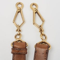 Pre Owned Miu Miu Brown Leather Side Bow Bag