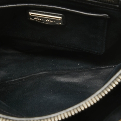 مملوكة مسبقًا Miu Miu Black Vitello Phenix Leather Zip Tote