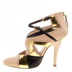 Miu Miu Multicolor Leather Booties Size 38.5