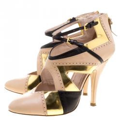 Miu Miu Multicolor Leather Booties Size 38.5