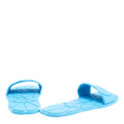 مملوكة مسبقًا صندل سلايد ميو ميو ويفي سليبرز مطاطي مقاس 38