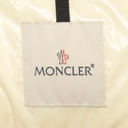 Pre Owned Moncler Cream Corduroy Daos Quilted Jacket L